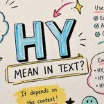 what does hy mean in text