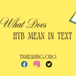 What Does HYB Mean in Text?